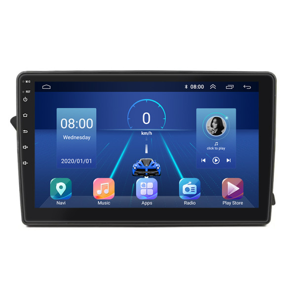 Штатная магнитола Lesko для Audi A4 allroad IV (B8) Рестайлинг 2011-2016 экран 9" 2/32Gb 4G Wi-Fi GPS Top