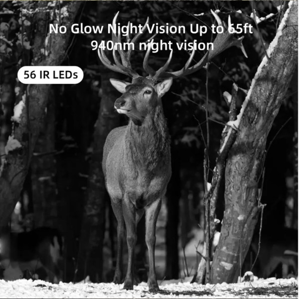 Фотоловушка HC940 LTE PRO з передачею даних, акумулятор 10000mAh, 4G та APP, відео 4K, фото 30MP