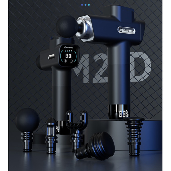 Перкусійний масажер Booster M2-D — масажер пістолет для ефективного масажу.