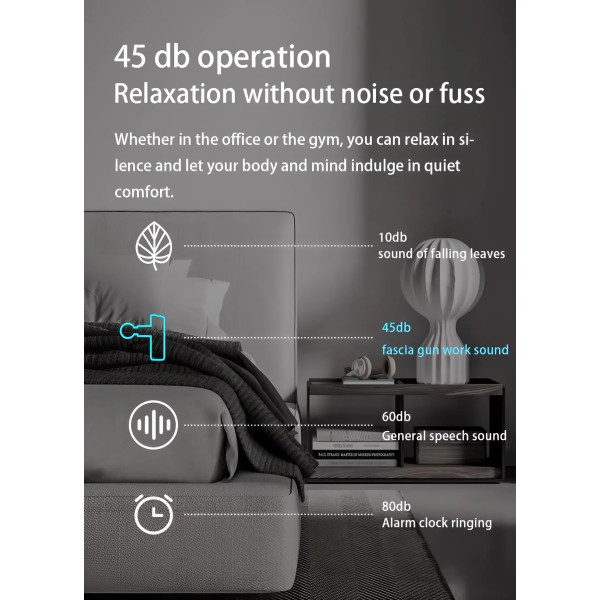 Портативний перкусійний масажер Booster Lightsaber Mini Green з подарунковим кейсом