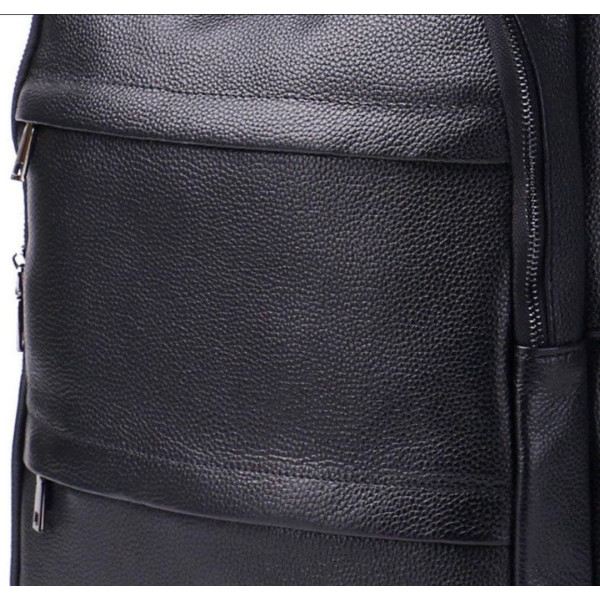 Чоловічий рюкзак для ноутбука та документів 28х42х18, сумка на спину з натуральної шкіри Tiding Bag B2-37342A
