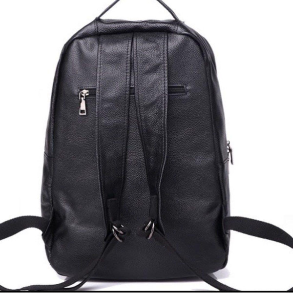 Чоловічий рюкзак для ноутбука та документів 28х42х18, сумка на спину з натуральної шкіри Tiding Bag B2-37342A