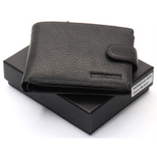 Чорне шкіряне портмоне з відділом для документів Marco Coverna MCBK10-805