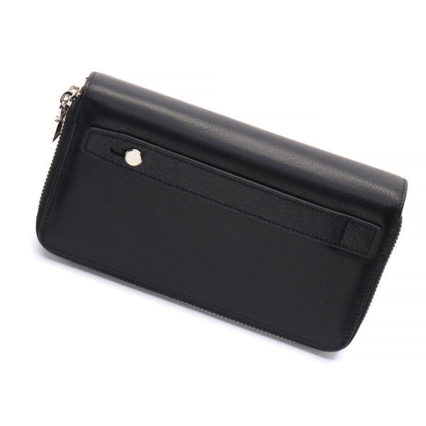 Чорний чоловічий клатч на дві блискавки з натуральної шкіри Marco Coverna MC-801-1