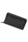 Чорний гаманець-клатч з блоком під картки під однією блискавкою з натуральної шкіри Marco Coverna МС-5901Q