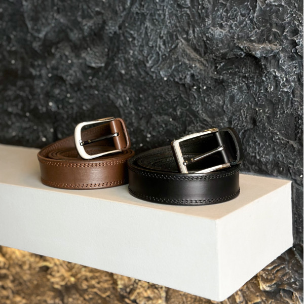 Чоловічий шкіряний ремінь