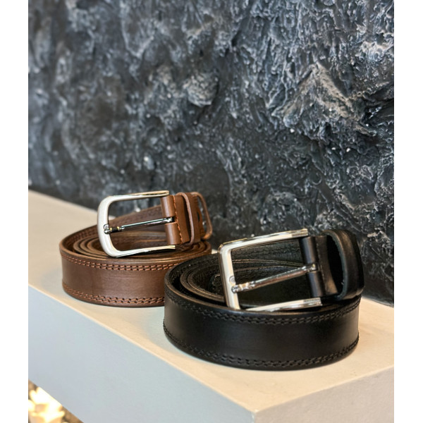 Чоловічий шкіряний ремінь