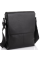 Чоловічий класичний месенджер 23х26х6, шкіряний барсетка через плече Tiding Bag 2862 чорний