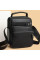Чоловіча шкіряна барсетка через плече 17х21х9, месенджер з ручкою Bexhill Bx-54551 чорная