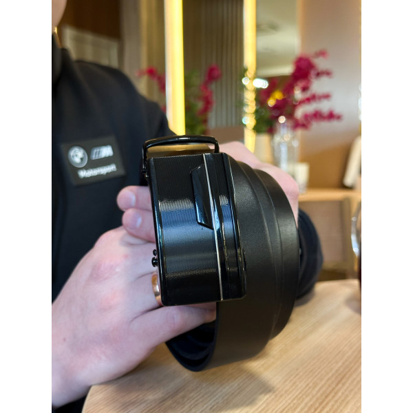 Чоловічий шкіряний ремінь із пряжкою автомат 4978