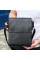 Сумка месенджер 21.5x25x7 шкіряна барсетка для чоловіків Tiding Bag 35775 чорна