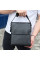 Сумка месенджер 21.5x25x7 шкіряна барсетка для чоловіків Tiding Bag 35775 чорна