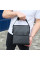 Сумка месенджер 21.5x25x7 шкіряна барсетка для чоловіків Tiding Bag 35775 чорна
