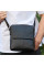 Шкіряна чоловіча сумка-месенджер 21х23х5.5, сумка планшет через плече Tiding Bag 48450 чорна