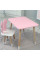 Стіл прямий 46х60х45 і стілець крильця метелик 26.5х26х25, столик та стільчик для дівчинки, рожевий з білим