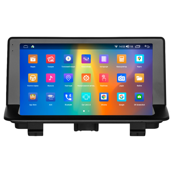 Штатная магнитола Lesko для Audi Q3 I (8U) 2011-2014 экран 9" 4/64Gb CarPlay 4G Wi-Fi GPS Prime