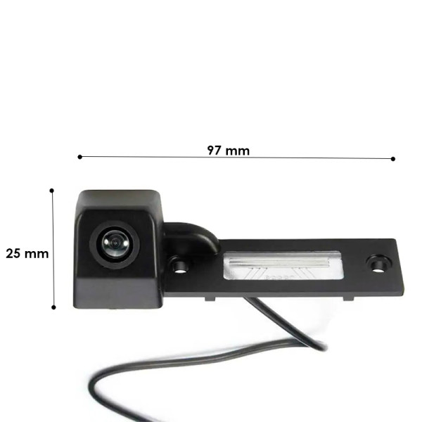 Автомобильная камера заднего вида Volkswagen Passat B6 Caddy 04-10 Jetta 05-11 Golf V Touran 03-10 Transporter T5 (5010)