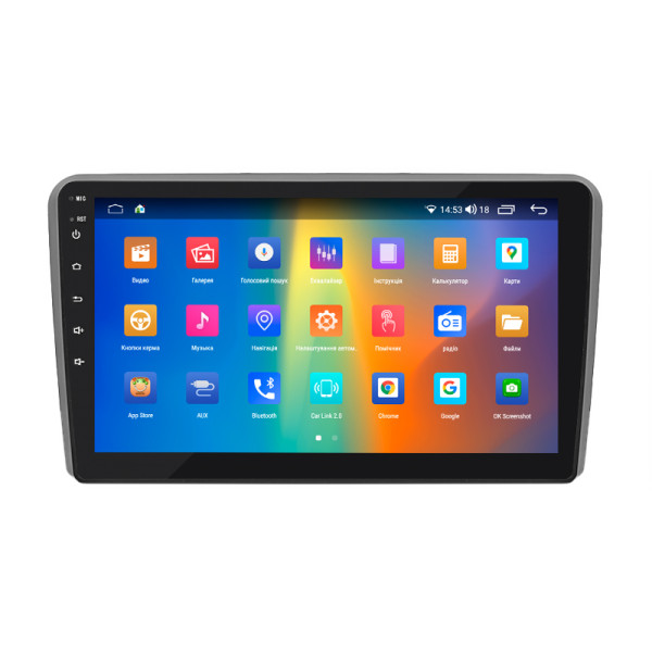 Штатная магнитола Lesko для Audi RS 3 I (8P) 2011-2012 экран 9" 4/64Gb CarPlay 4G Wi-Fi GPS Prime