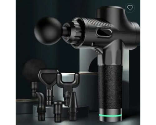 Перкусійний ударний масажер для тіла MASSAGE GUN MAX 30 - масажний пістолет