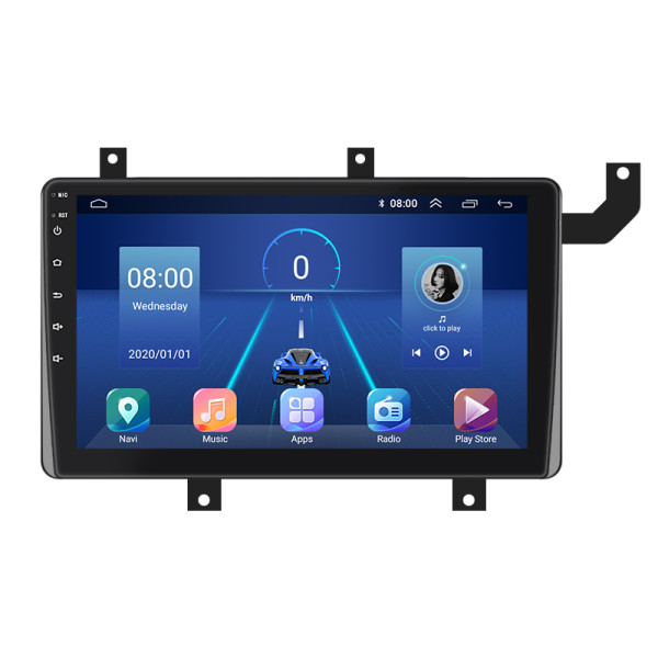 Штатная магнитола Lesko для Toyota Tacoma III 2015-н.в. экран 9" 4/32Gb 4G Wi-Fi GPS Top