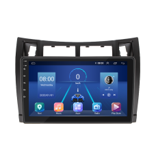 Штатная магнитола Lesko для Toyota Yaris II Рестайлинг 2009-2012 экран 9" 4/32Gb 4G Wi-Fi GPS Top