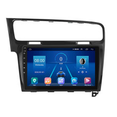 Штатная магнитола Lesko для Volkswagen Golf VII Рестайлинг 2017-н.в. экран 10" 4/32Gb 4G Wi-Fi GPS Top