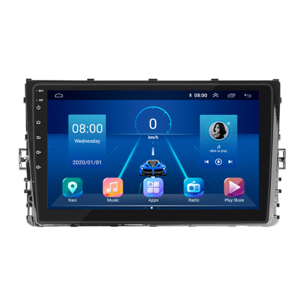 Штатная магнитола Lesko для Volkswagen Transporter T6 Рестайлинг 2019-н.в. экран 9" 4/32Gb 4G Wi-Fi GPS Top