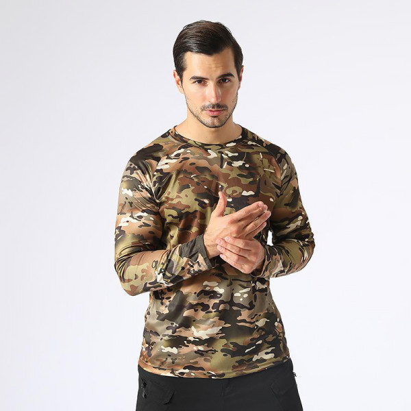 Тактический лонгслив с длинным рукавом A659 Camouflage CP XL