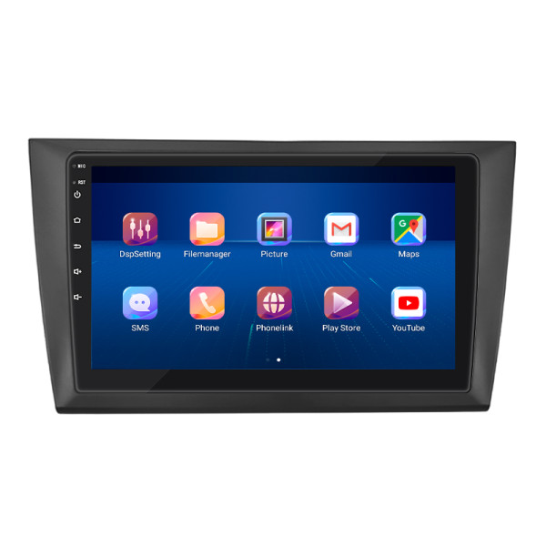 Штатная магнитола Lesko для Volkswagen Golf VI 2008-2012 экран 9" 4/32Gb 4G Wi-Fi GPS Top