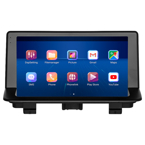 Штатная магнитола Lesko для Audi RS Q3 I (8U) 2013-2015 экран 9" 6/128Gb 4G Wi-Fi GPS Top