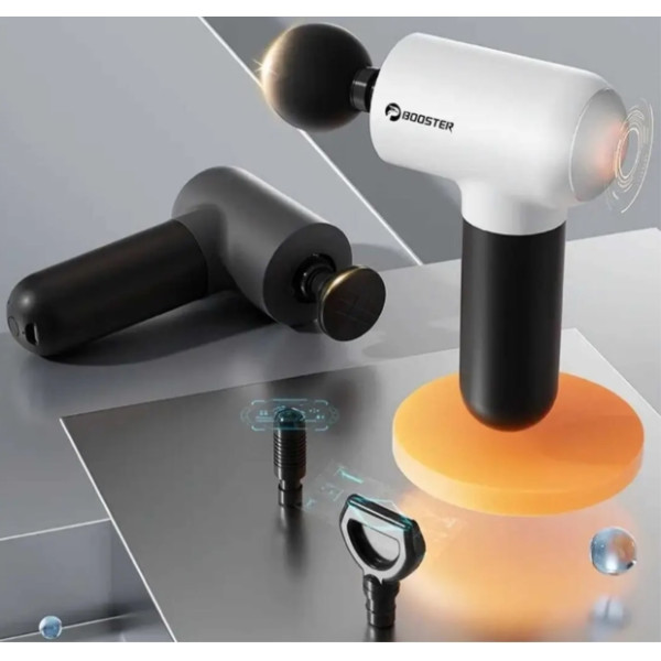 Бездротовий ударний масажер Booster MINI V3 (5 насадок)