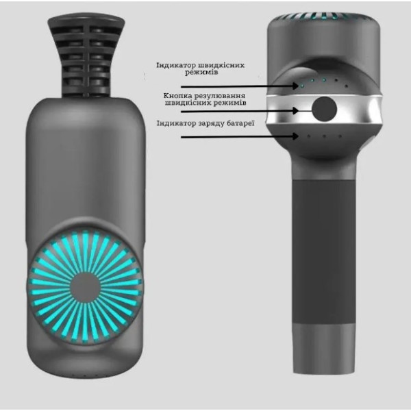 Портативний масажер Booster Lightsaber Mini з кейсом у подарунок.
