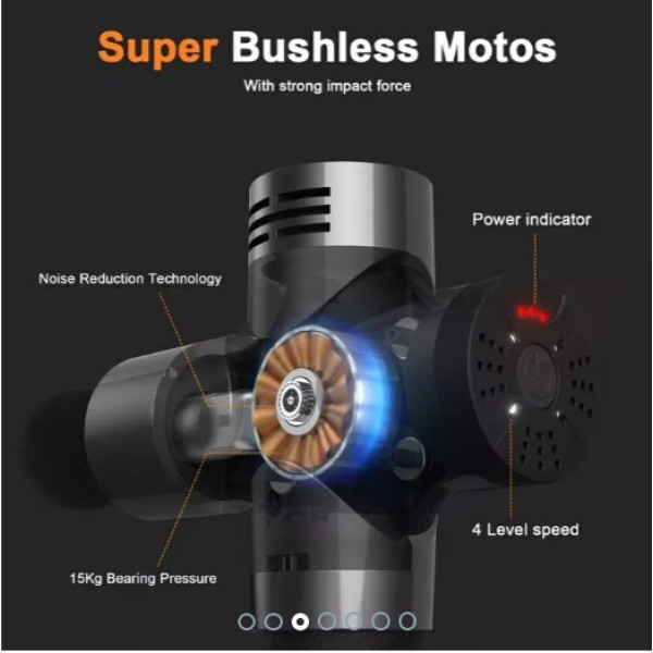 Професійний перкусійний масажер Booster Pro 3 для зняття м'язового болю та відновлення після фізичних навантажень