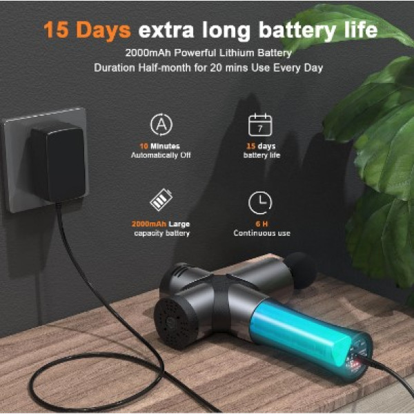 Професійний перкусійний масажер Booster Pro 3 для зняття м'язового болю та відновлення після фізичних навантажень