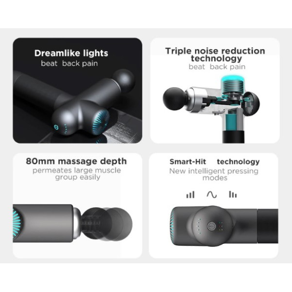 Професійний перкусійний масажер Booster Lightsaber (24v) для масажу тригерних точок.