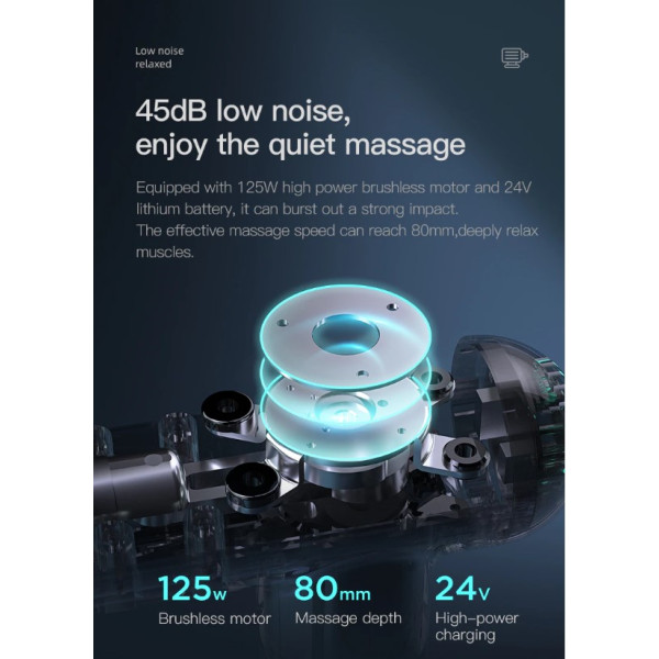 Професійний перкусійний масажер Booster Lightsaber (24v) для масажу тригерних точок.