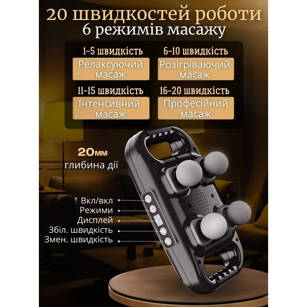 Boostex Pro Max 4: масажер для комфортного відновлення після важкого дня для всіх членів сім'ї