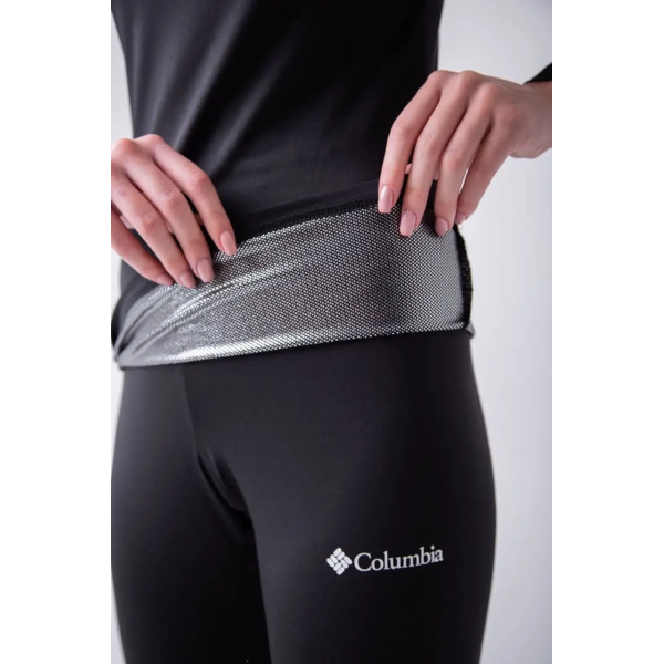 Жіноча зимова термобілизна Columbia OMNI-HEAT. Комплект термоодягу для спорту та холоду, чорний. Останній шанс – акція лише 2 дні.