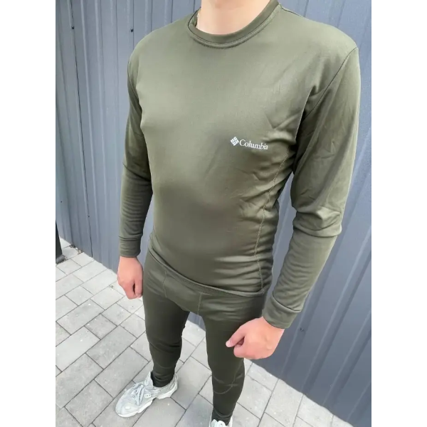 Чоловіча термобілизна Columbia Хакі. Термобілизна в кольорі Хакі для військових, мисливців та активних людей. Акція – лише 2 дні на покупку.