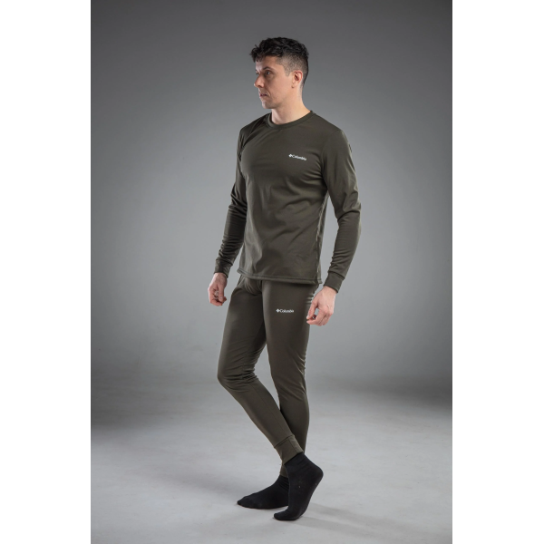 Чоловіча термобілизна Columbia Хакі. Тепла термобілизна для повсякденного носіння та активного відпочинку. Колір Хакі і чорний. Лише 2 дні до кінця розпродажу.