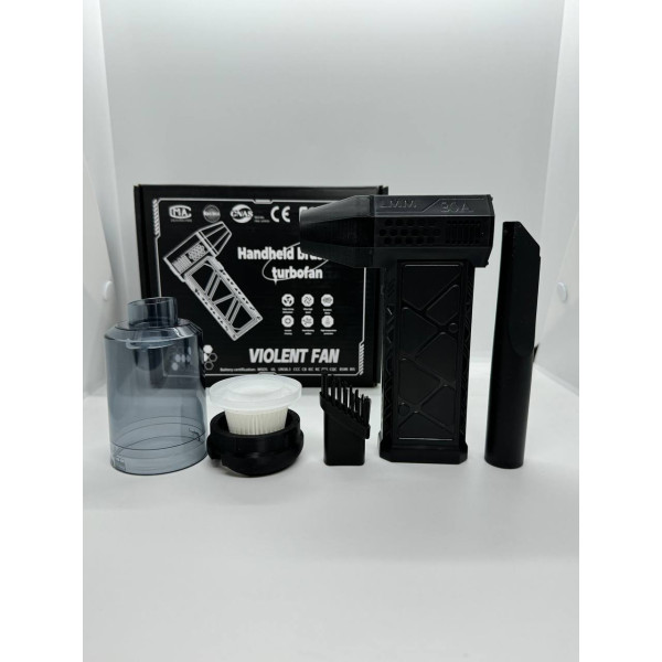 Акумуляторний ручний турбовентилятор-пилосос Fun Turbo 2 для видалення пилу з кейсом