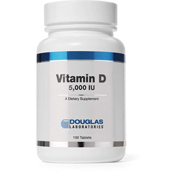 Доповнений вітамін D, Vitamin D (5,000 МО), Douglas Laboratories, 100 таблеток