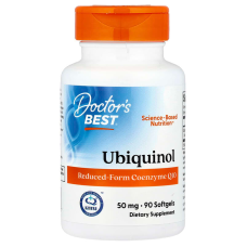 Убіхінол з Kaneka Q+, Ubiquinol with Kaneka Q+, Doctor's Best, Kaneka QH, 50 мг, 90 гелевих капсул
