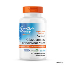 Глюкозамін, хондроїтин МСМ, Glucosamine Chondroitin MSM, Doctor's Best, 120 веганських капсул