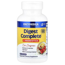 Ферменти і пробіотики, Digest + Probiotics, Enzymedica, 90 капсул