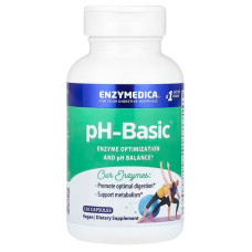 Ферменти рН баланс, pH-Basic, Enzymedica, 120 капсул