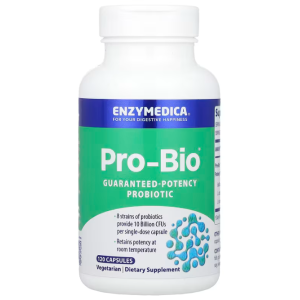 Пробіотик гарантованого дії, Guaranteed Potency Probiotic, Enzymedica, 120 капсул