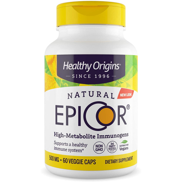 Епікор, EpiCor, Healthy Origins, 500 мг, 60 капсул