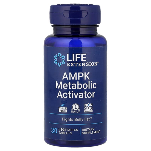 Активатор метаболізму AMPK, Metabolic Activator, Life Extension, 30 вегетаріанських таблеток