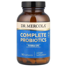 Пробіотики, комплекс, Complete Probiotics, Dr. Mercola, 70 млрд КОЕ, 90 капсул